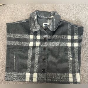Kids button up poncho